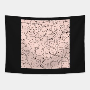 cute cats pattern Tapestry