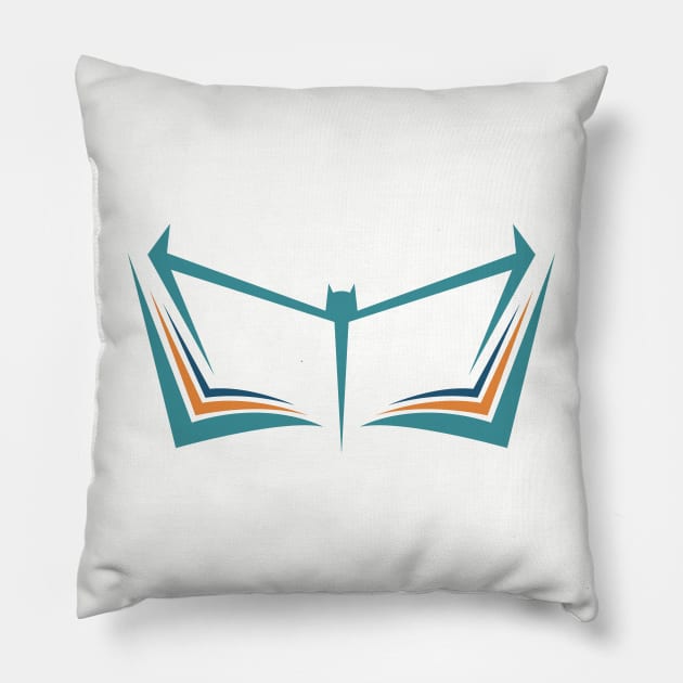 Miami Football TBBC. Pillow by The Batman Book Club