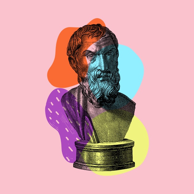 Epicurus the Greek Philosopher by 45 Creative Club