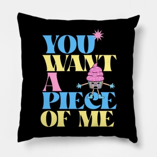 FUNNY Cupcake Lover - Funny Cupcake Quotes Pillow