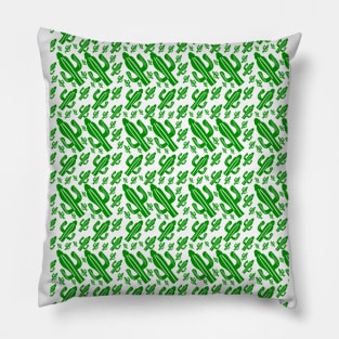 cactus seamless pattern background Pillow