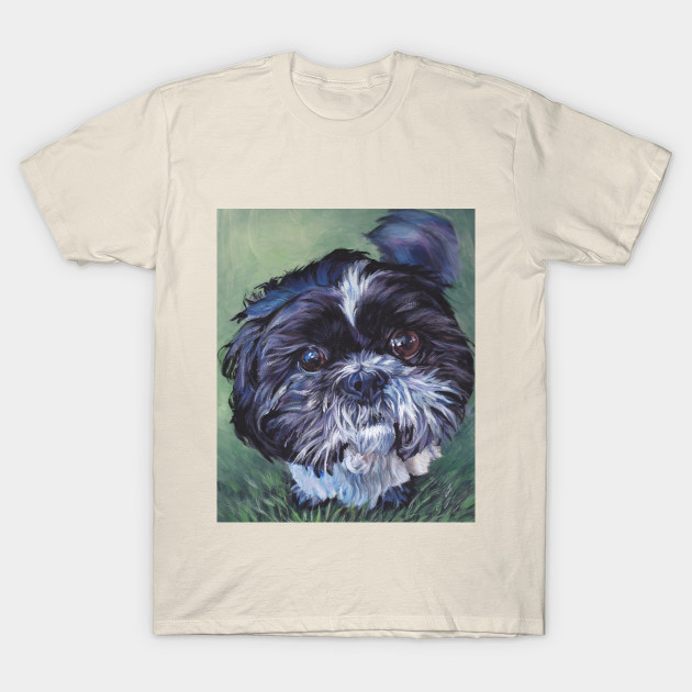 Shih Tzu Fine Art Painting Shih Tzu T Shirt Teepublic