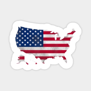 American Flag Red White And Blue Stars And Stripes Magnet