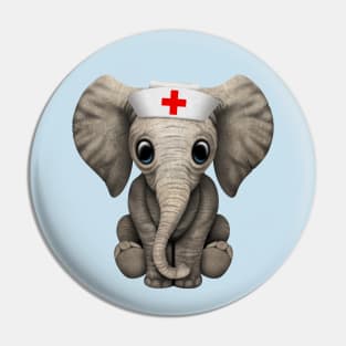 Cute Baby Elephant Nurse Pin