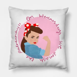 On Wednesdays we smash the patriarchy! Pillow