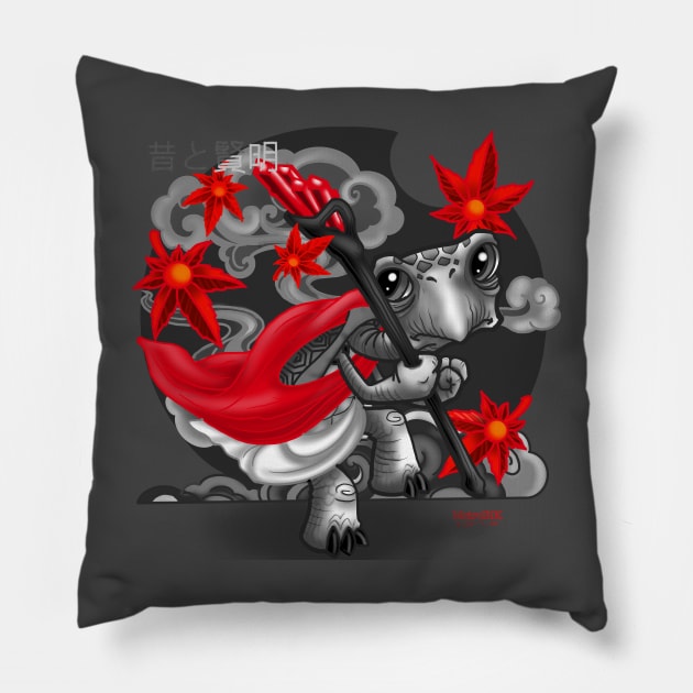 A Wise Old Turtle Once Said… Pillow by MetroInk