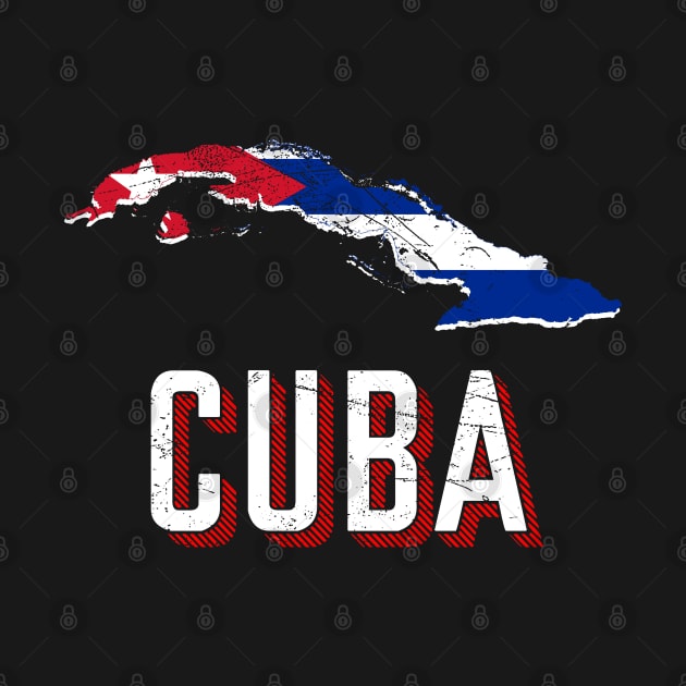 Cuba Map Cuban Flag by Mila46