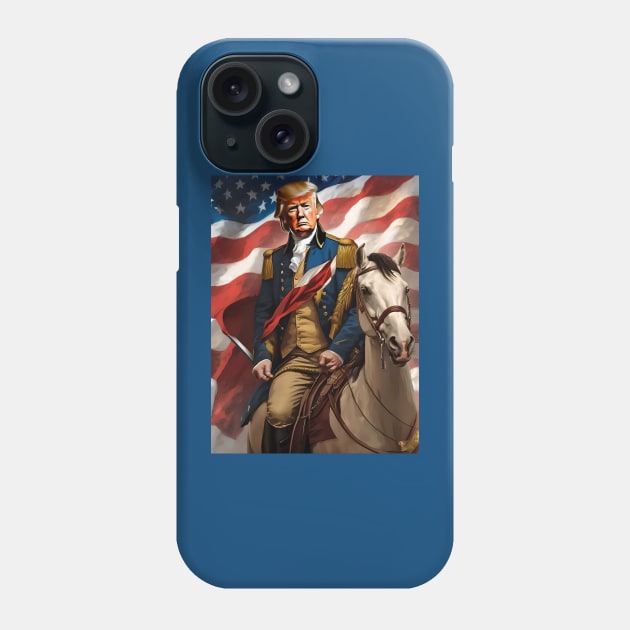 General Trump of the Revolutionary War Phone Case by Mister Carmine