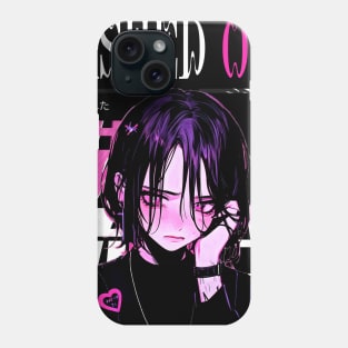 Washed Out Cute Anime Emo Girl Phone Case