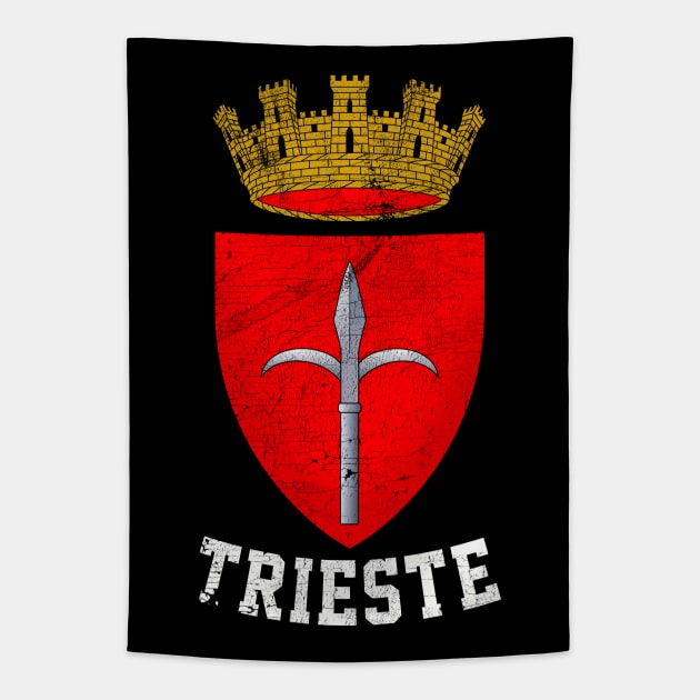 Trieste / Vintage Look Italia Design Tapestry by DankFutura