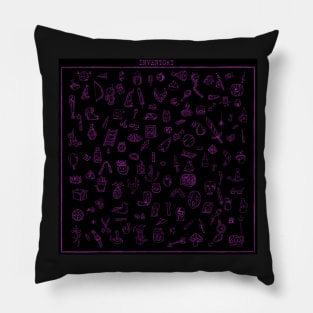 Inventory Items - On Black Pillow