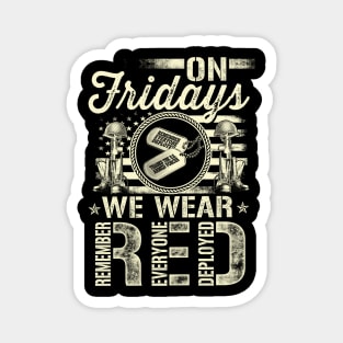 R FRIDAY RED Shirt- Military Magnet