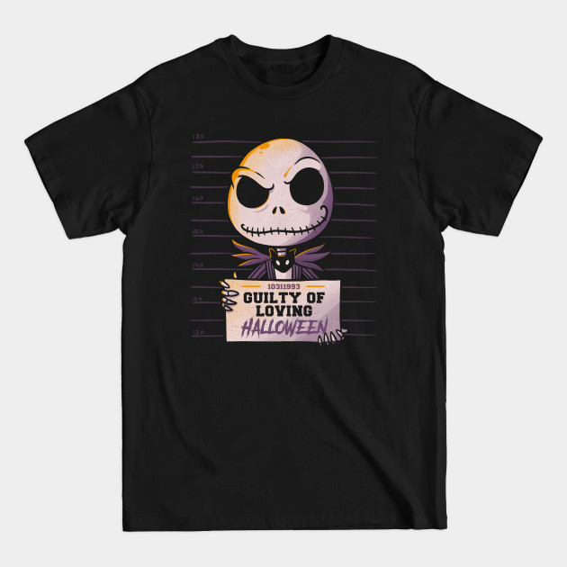 Disover Guilty Jack Cute Skellington MugShot - Jack Skellington - T-Shirt