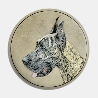 Great Dane (Brindle) Pin