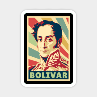 Simon Bolivar Vintage Colors Magnet