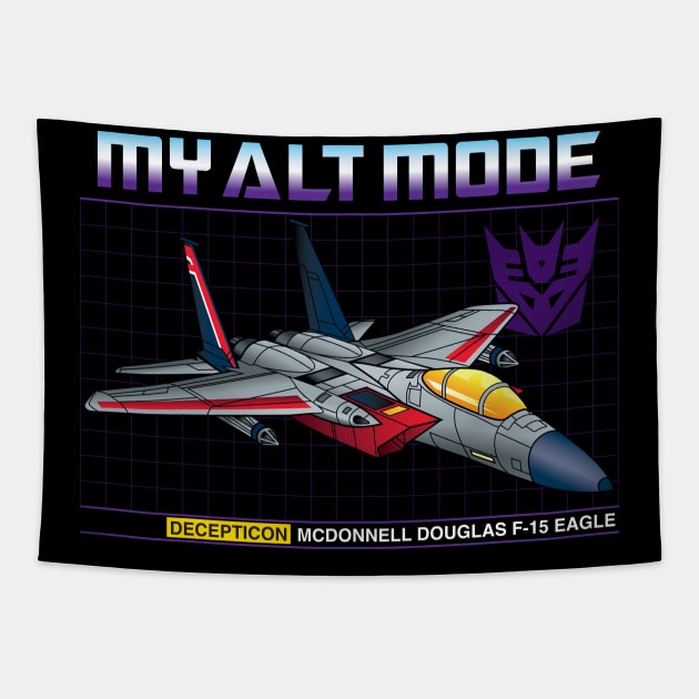 Transformers G1 Alt Mode F15 Starscream Tapestry by MiTs
