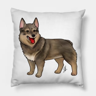 Dog - Swedish Valhund - Red Stub Tail Pillow