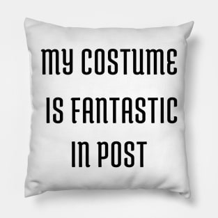 Joke Editing Halloween costume Pillow