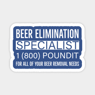 Beer Elimination Specialist Magnet