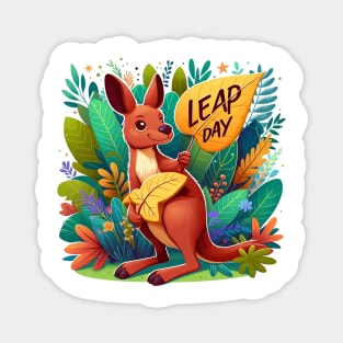 Leap Day. Leapling Magnet