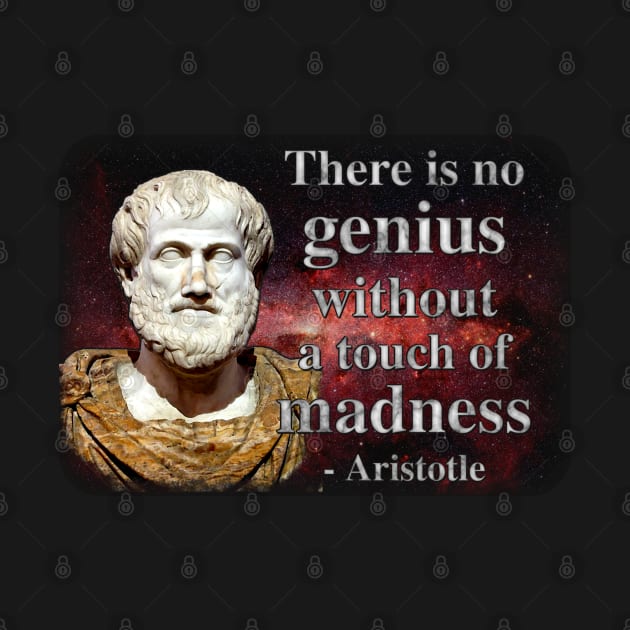 There is No Genius Without a Touch of Madness - Aristotle Quote by SolarCross