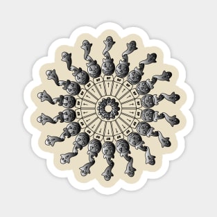 Mandala Halloween Magnet