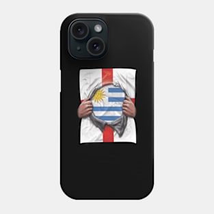 Uruguay Flag English Flag Ripped - Gift for Uraguyan From Uruguay Phone Case