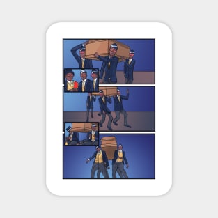 Dancing Pallbearers Magnet