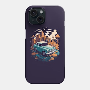 Vintage Car Illustration Phone Case