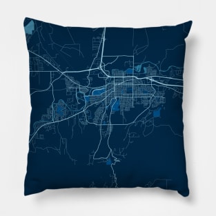 Casper - United States Peace City Map Pillow