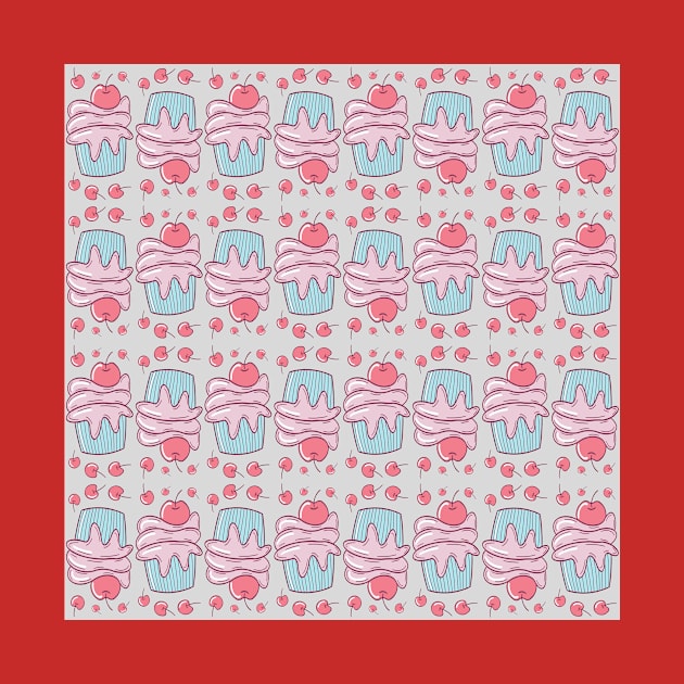 cupcake pattern by TASCHE