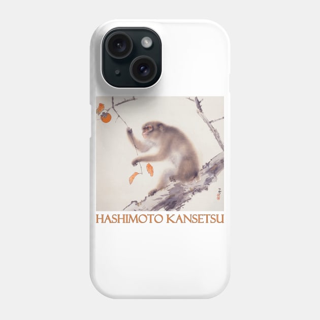 Monkey by Hashimoto Kansetsu - Japanese Art Phone Case by Naves