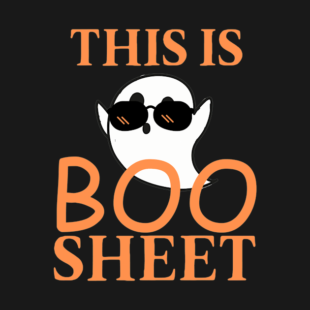 "This is boo sheet" funny cute ghost by WhiteTeeRepresent