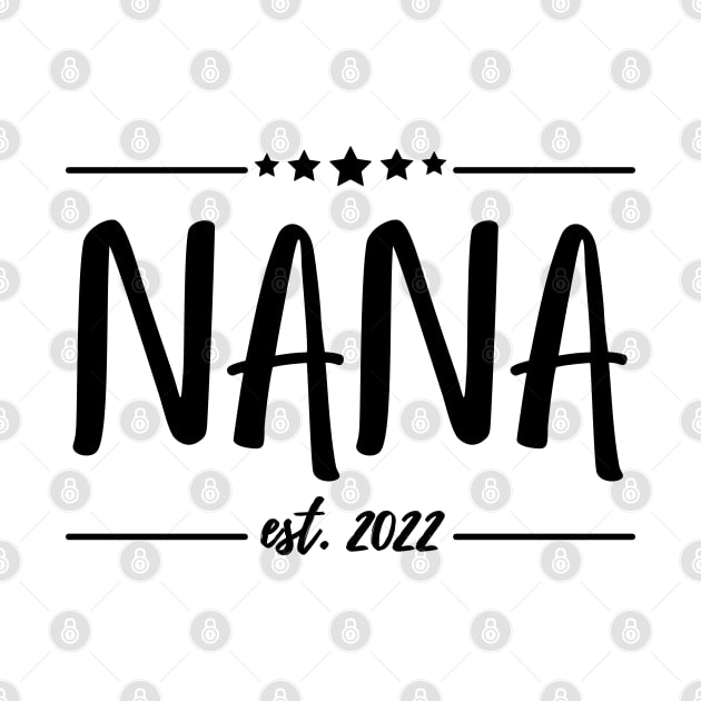 Nana Est 2022, floral Print by JustBeSatisfied