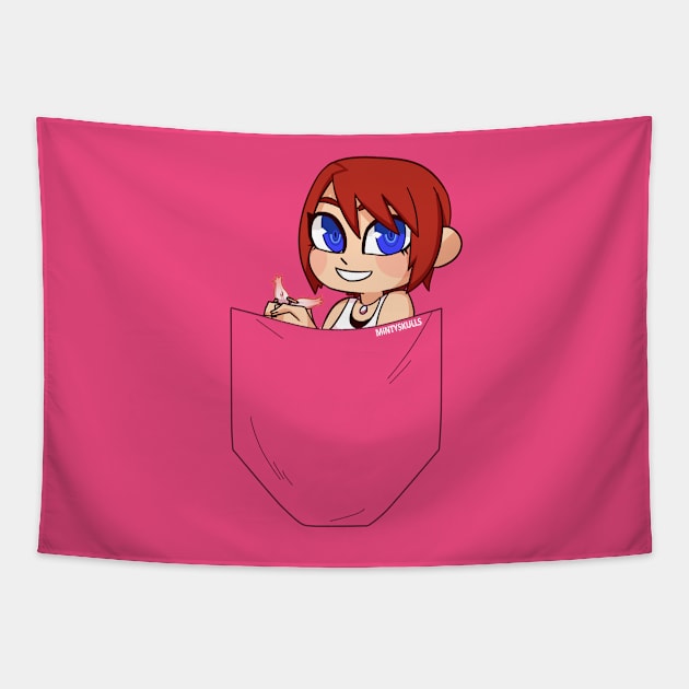 Pocket 1 Kairi Tapestry by VenaCoeurva