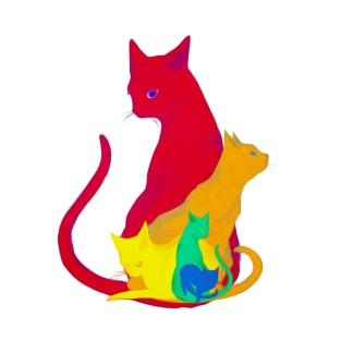 Rainbow cats T-Shirt