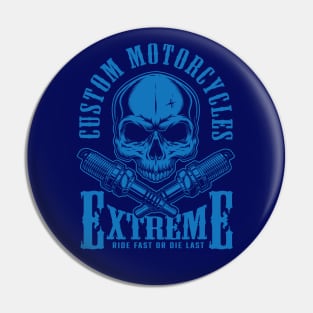 Extreme Custom Motorcycles American Retro Pin