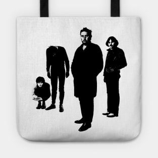 Black and White - Retro Vintage Tote