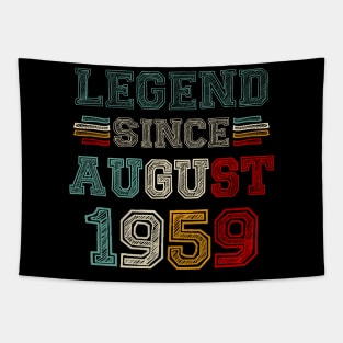 64 Years Old Legend Since August 1959 64th Birthday Tapestry