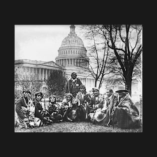 Pueblo Native Americans at the U.S. Capitol, January 15, 1923. T-Shirt