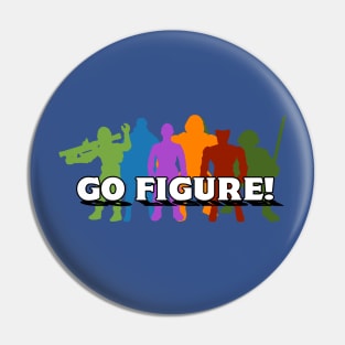 GoFigure Full Logo Pin