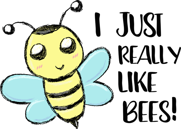 I just really like Bees Love Bee Lover Beekeeper Kids T-Shirt by ELFEINHALB