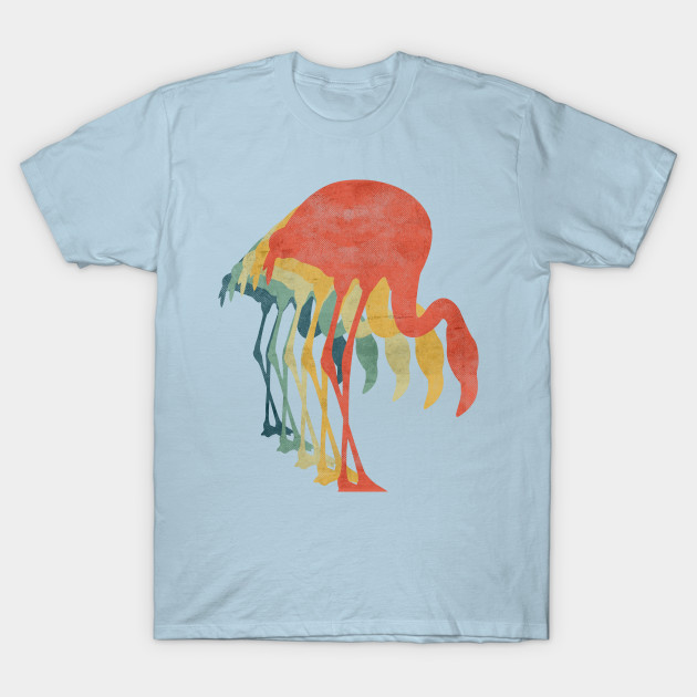 Discover Flamingo Retro Vintage Color - Flamingo - T-Shirt