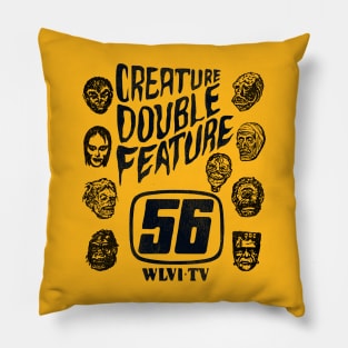 Creature Double Feature Classic Monsters Pillow