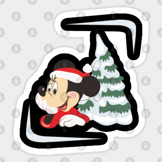 Mickey Mouse Mickey Mouse Christmas Sticker Teepublic