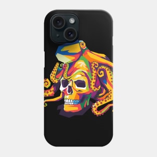 halloween skull octopus Phone Case