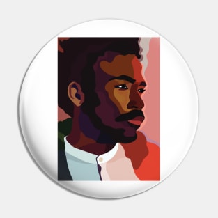 Childish Gambino Portrait Pin