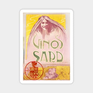 Vinos Sard, 1902 Magnet