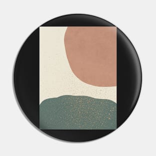 Minimalist Painting - Terra Green Pin