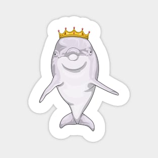 Dolphin Queen Crown Magnet